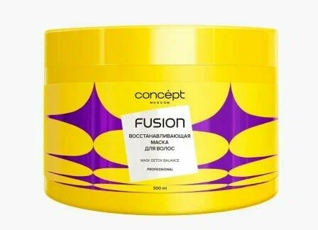 CONCEPT FUSION маска д/волос восстанавливающая detox balance 500мл